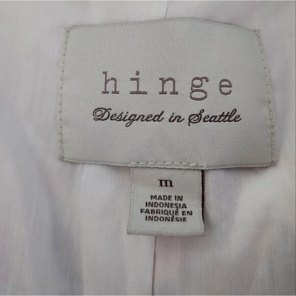 Hinge Floral Print Jacket Size Medium Long Sleeve Lined Fall Winter Nordstrom - Picture 4 of 7